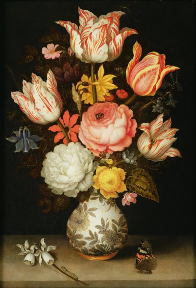 花のある静物 作： Ambrosius the Elder Bosschaert